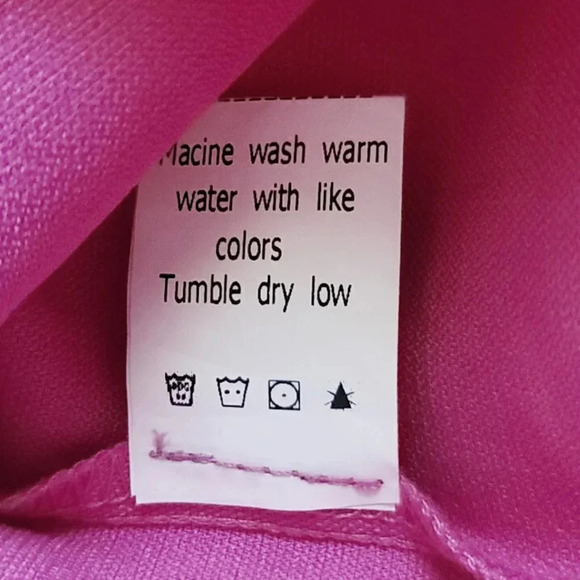 Harper Pink Short Sleeved Jewel Embellished Top Size M - Picture 9 of 9